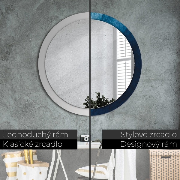 Circle decorative mirror Abstract art