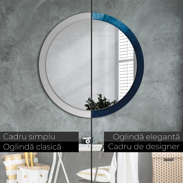 Circle decorative mirror Abstract art