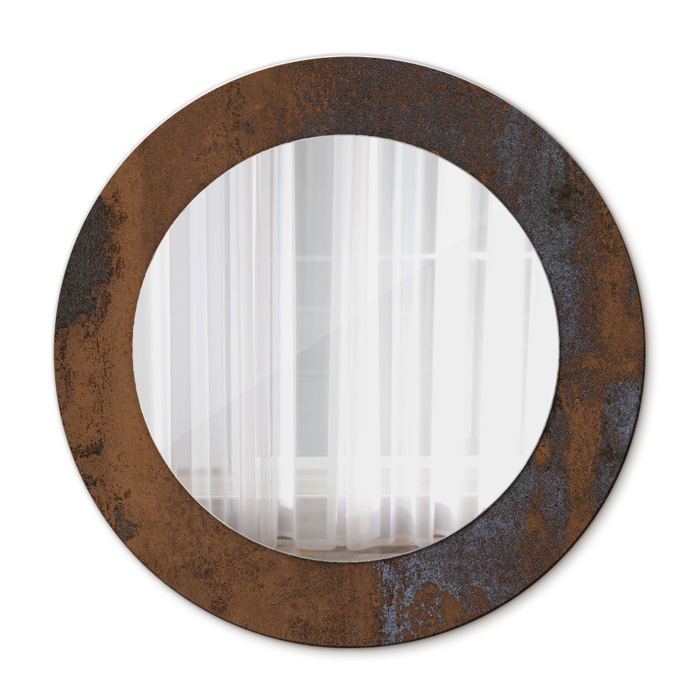 Ornate framed mirror Metallic rustic