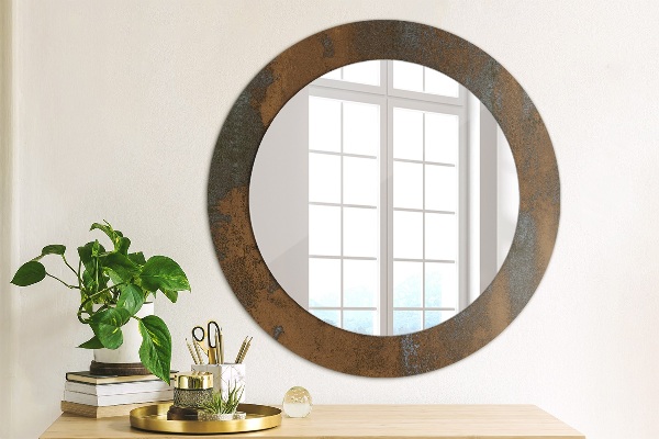 Ornate framed mirror Metallic rustic