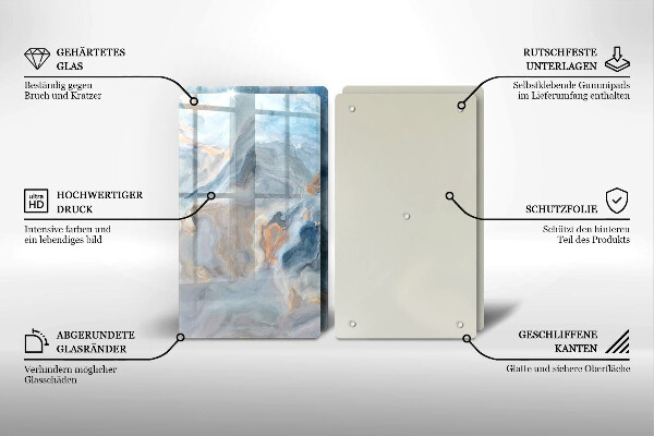 Work surface savers Marble texture