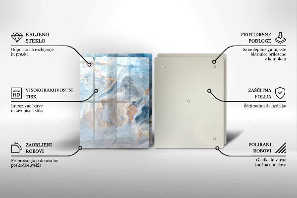 Work surface savers Marble texture