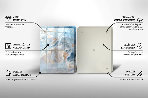 Work surface savers Marble texture