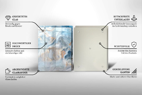 Work surface savers Marble texture