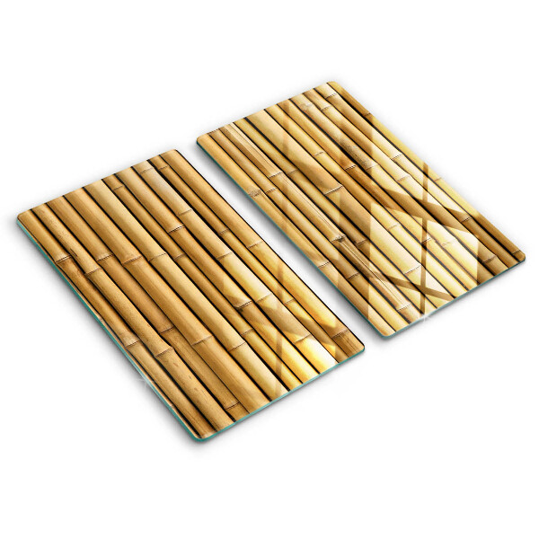 Induction hob cover Nature boho bamboo