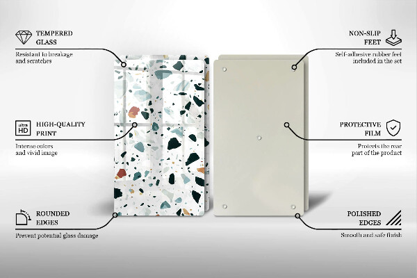 Work surface savers Bright stone