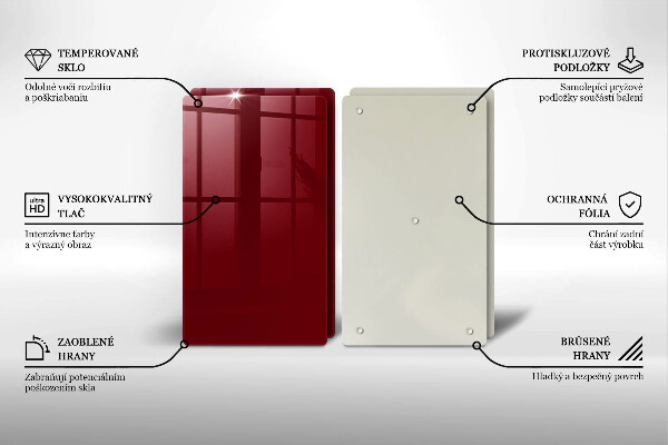 Worktop saver Burgundy