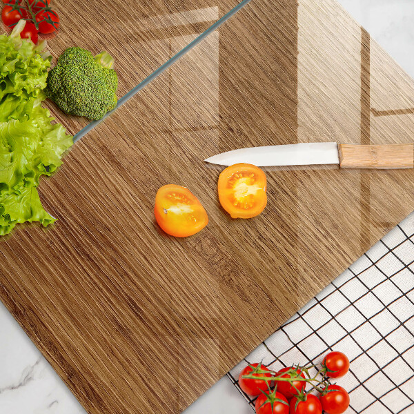 Induction hob cover Wood texture board