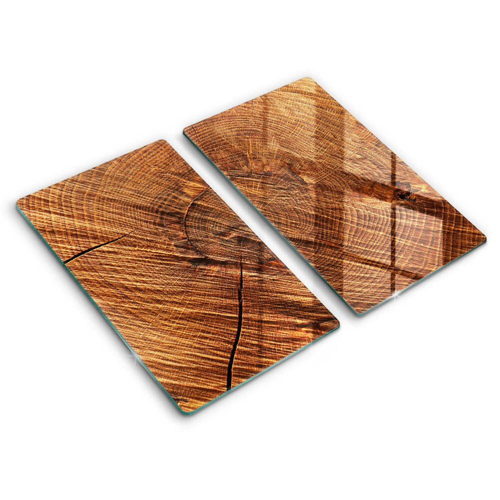 Induction hob cover Wood structure