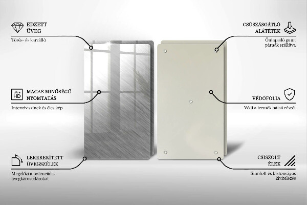 Kitchen worktop protector Metal texture background