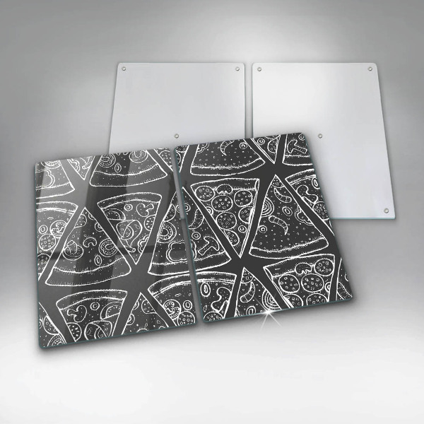 Kitchen worktop protector Pizza illustration