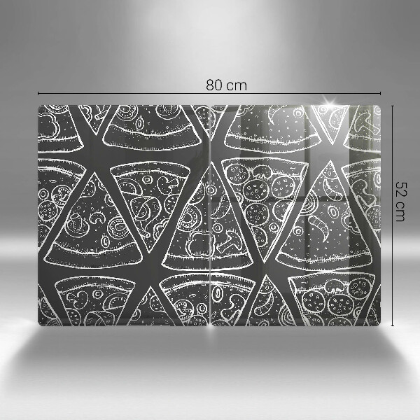 Kitchen worktop protector Pizza illustration