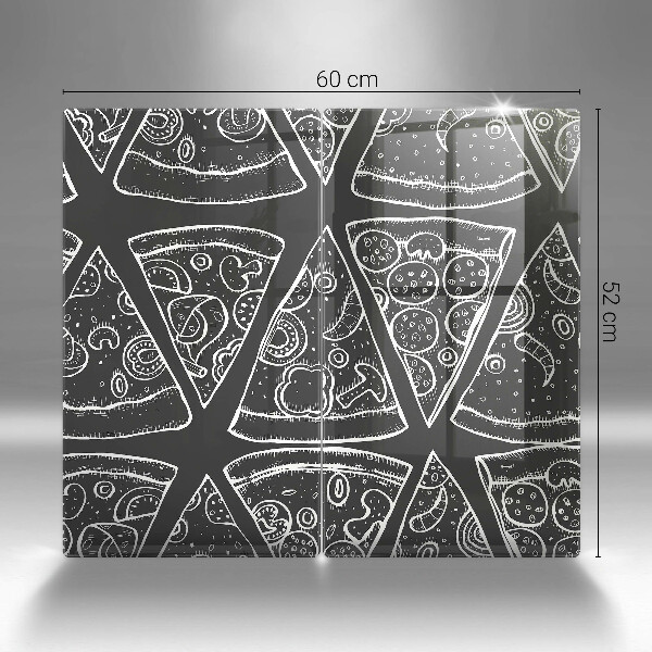 Kitchen worktop protector Pizza illustration