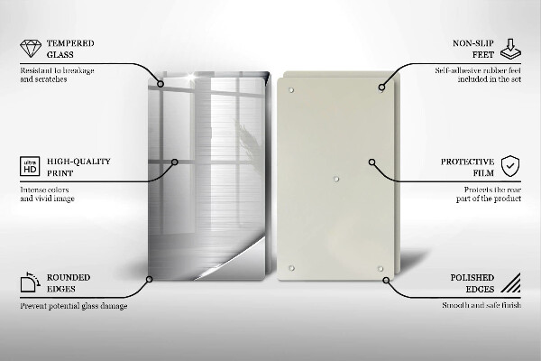 Induction hob cover Metal shapes