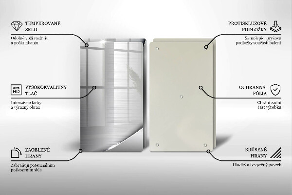 Induction hob cover Metal shapes