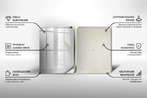 Induction hob cover Metal shapes