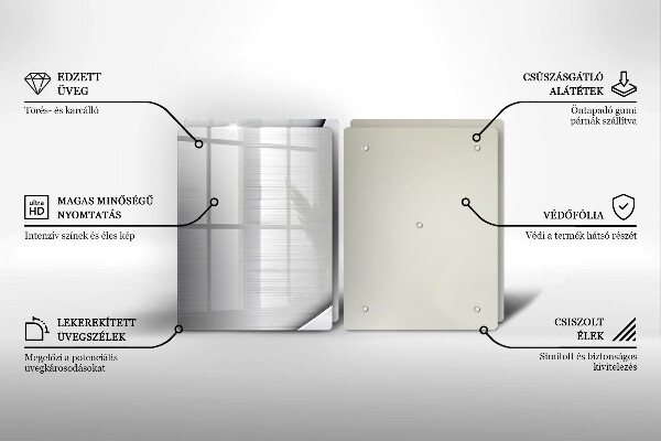 Induction hob cover Metal shapes