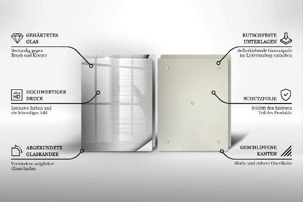 Induction hob cover Metal shapes