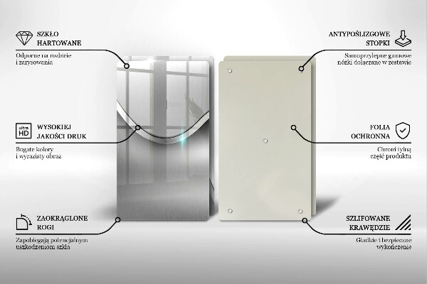 Induction hob cover Metal abstraction