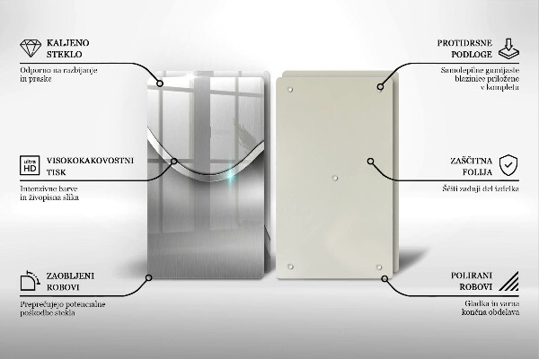 Induction hob cover Metal abstraction