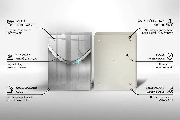 Induction hob cover Metal abstraction