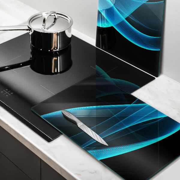 Work surface savers Blue abstraction