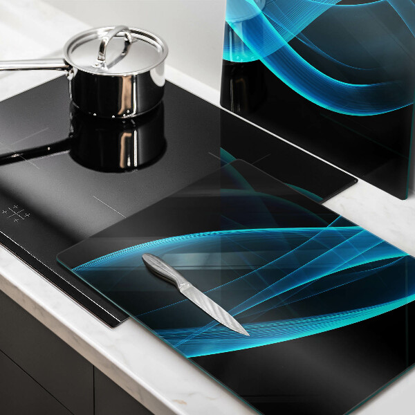 Work surface savers Blue abstraction