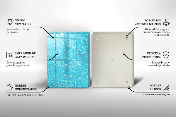 Induction hob cover Easter theme