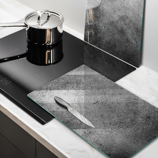 Induction hob cover Concrete stone texture