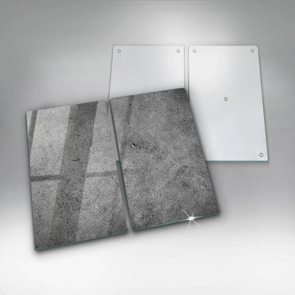 Induction hob cover Concrete stone texture