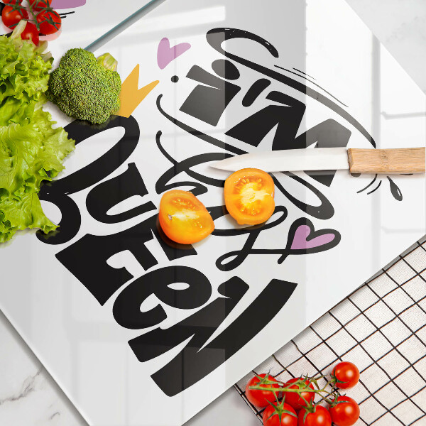 Induction hob cover Inscription, sentence