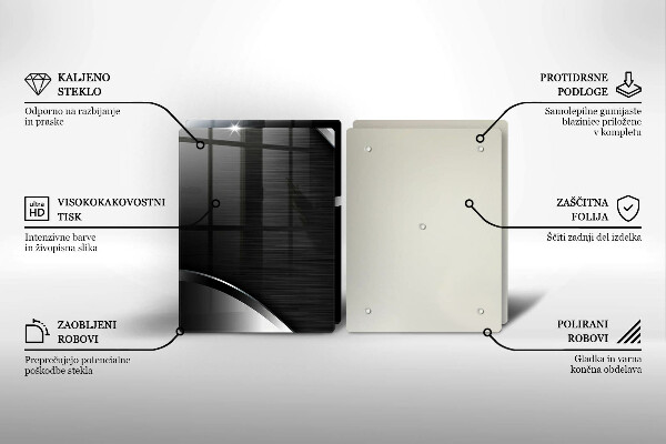 Induction hob cover Metal abstraction