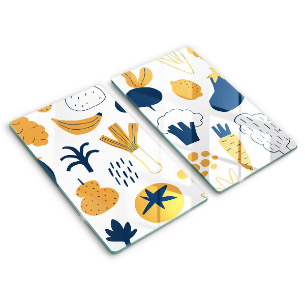 Induction hob cover Food illustration