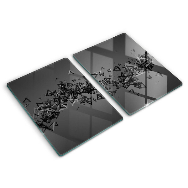 Kitchen worktop protector Abstraction 3D shapes