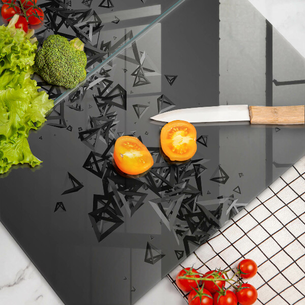 Kitchen worktop protector Abstraction 3D shapes