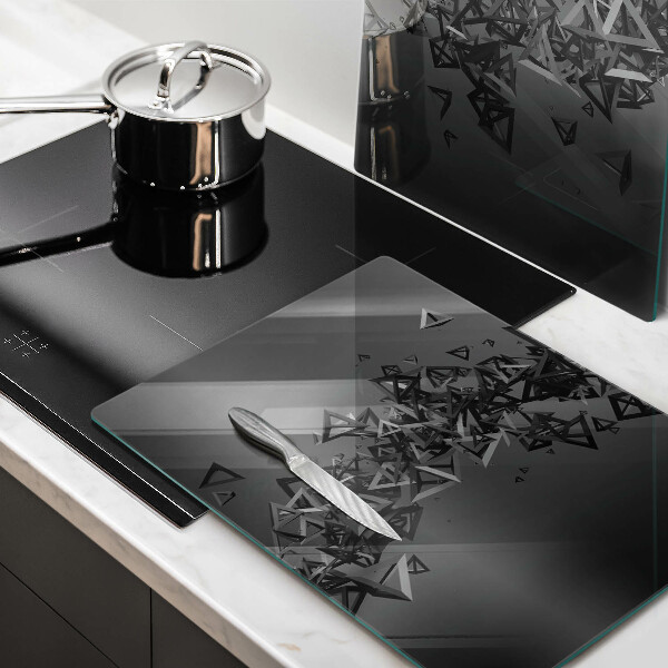 Kitchen worktop protector Abstraction 3D shapes