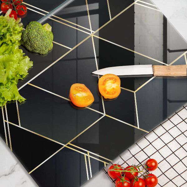 Induction hob cover Abstraction of the triangles