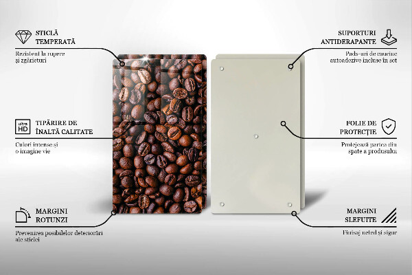 Induction hob cover Coffee beans