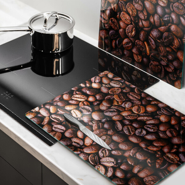 Induction hob cover Coffee beans