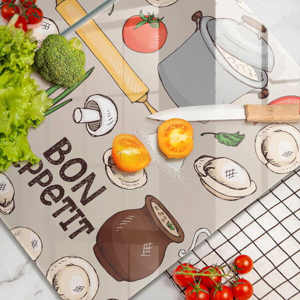 Induction hob cover Kitchen illustration