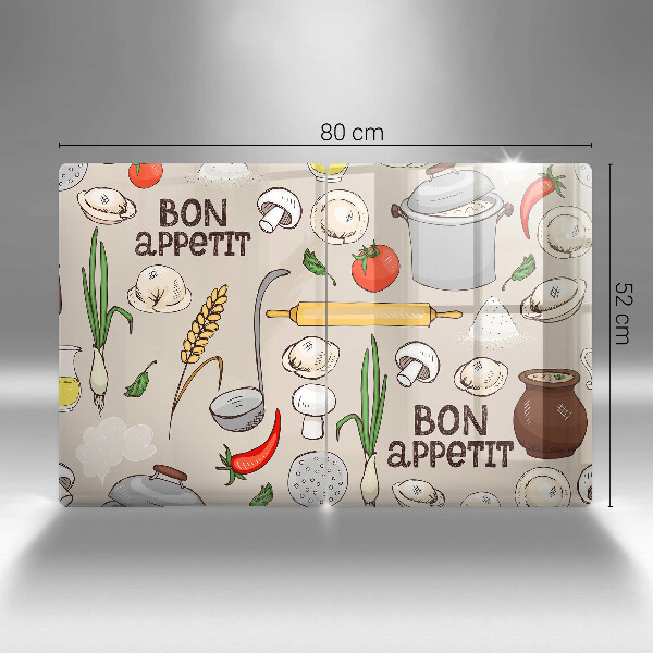 Induction hob cover Kitchen illustration