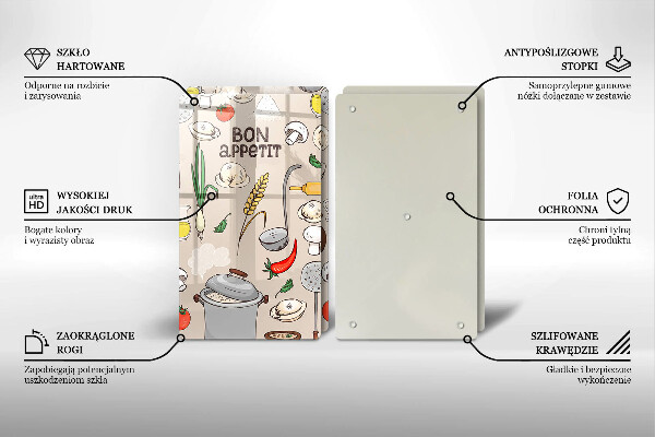 Induction hob cover Kitchen illustration