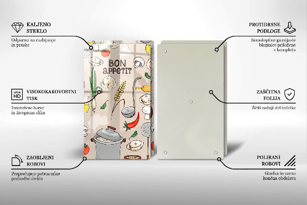 Induction hob cover Kitchen illustration