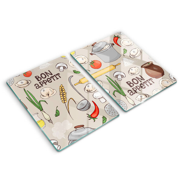 Induction hob cover Kitchen illustration