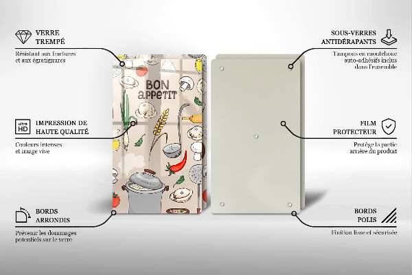 Induction hob cover Kitchen illustration