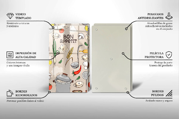 Induction hob cover Kitchen illustration