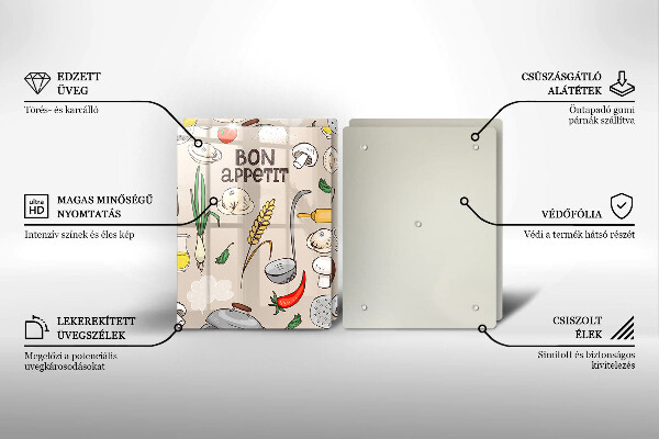Induction hob cover Kitchen illustration