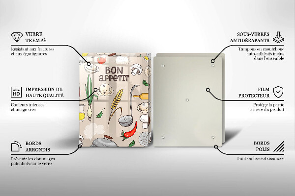 Induction hob cover Kitchen illustration