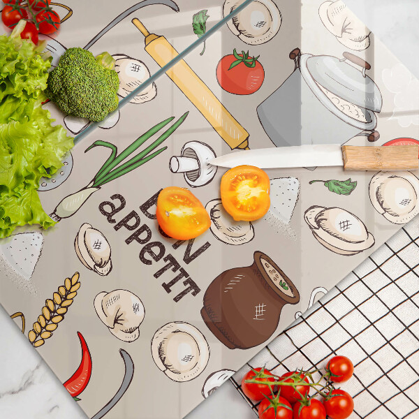 Induction hob cover Kitchen illustration