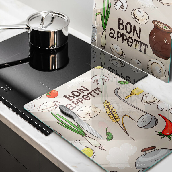 Induction hob cover Kitchen illustration